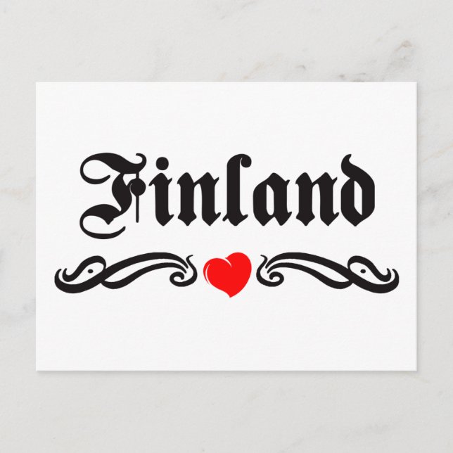 Eritrea Tattoo Style Postkarte (Vorderseite)