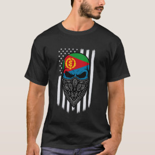 Eritrea-Totenkopf-Bandana T-Shirt