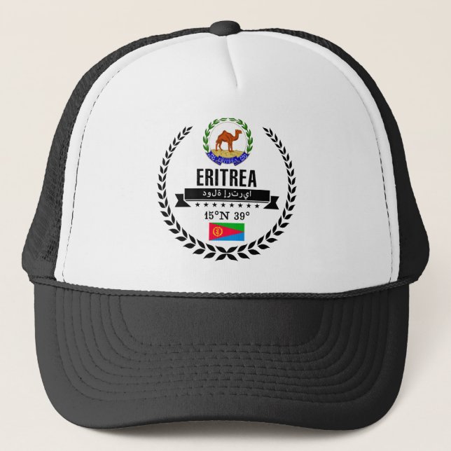Eritrea Truckerkappe (Vorderseite)
