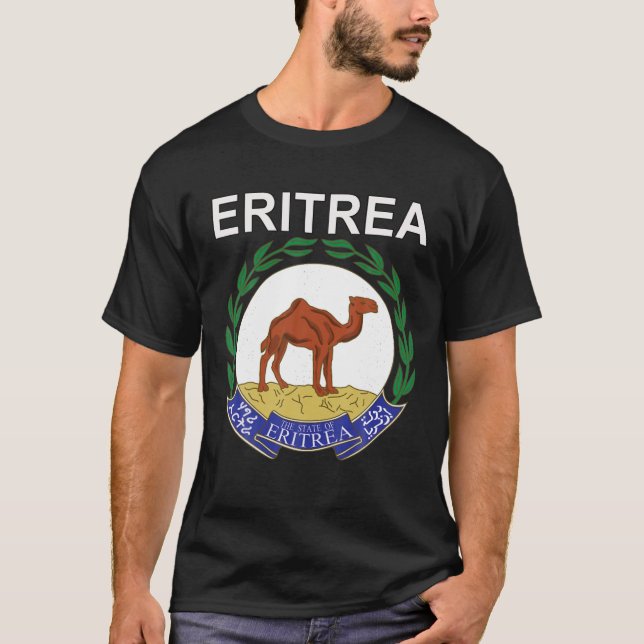 Eritrean Emblem National Prix Design T Shirt (Vorderseite)