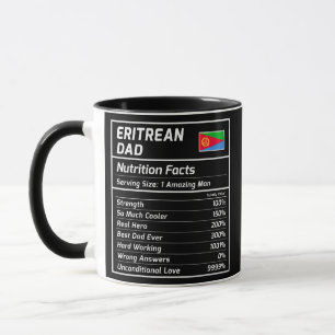 Eritreer Vater Nutrition Fakten Proud Eritrea Tasse