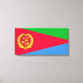 Eritreische Flagge (Eritrea) Leinwanddruck