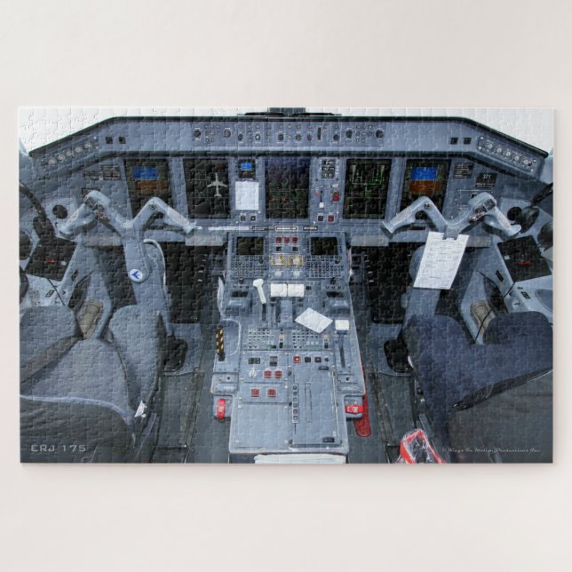 ERJ 175 COCKPIT (20 x 30 INCH) Puzzle (Horizontal)