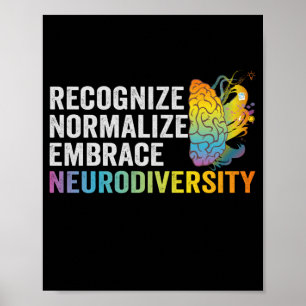 Erkennen der Normalisierung der Embrace Neurodiver Poster