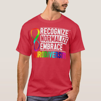 Erkennen der Normalisierung der Embrace Neurodiver T-Shirt
