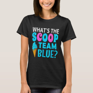 Erkennt, dass Eiscreme-Gender Team Blue Was bringt T-Shirt