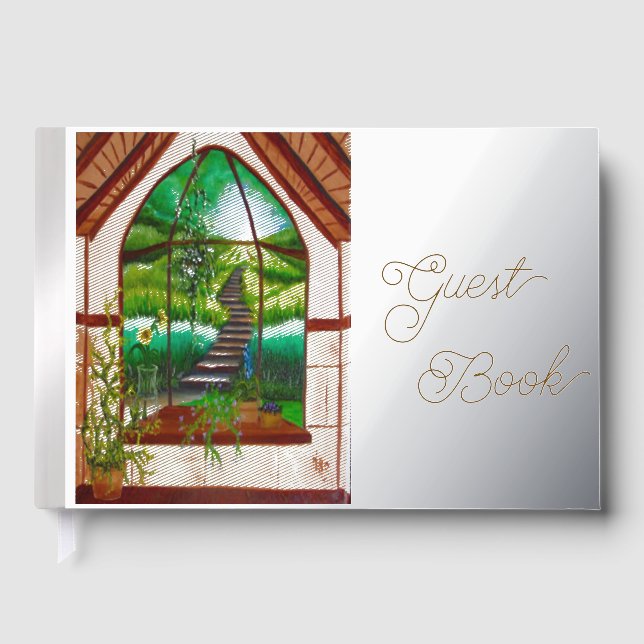 Erkerfenster Gästebuch (Vorderseite)