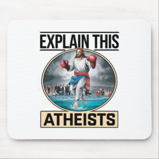Erkläre diesen Atheisten Jesus-Boxhandschuhe Lusti Mousepad