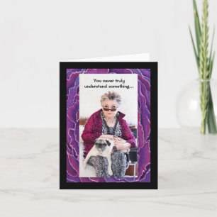 Erklären Sie das Ihrer Großmutter-Grußkarte Karte