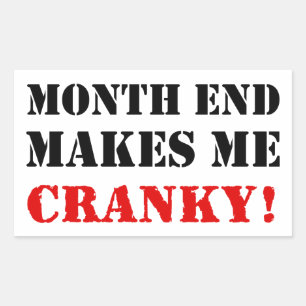 Erklärenu. Finanzmonatsende-Zustimmungs-Briefmark Rechteckiger Aufkleber