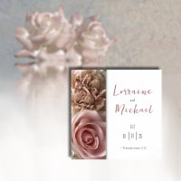 Erklärung der Liebe Blassrosa Rosenplakat