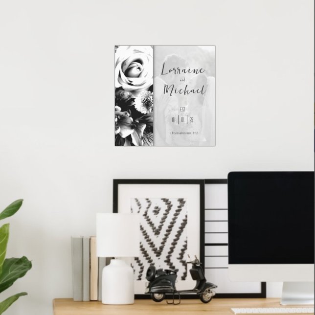 Erklärung der Liebe Schwarz-Weiß-Poster Poster (Von Creator hochgeladen)