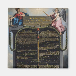 Erklärung der Menschen- und Bürgerrechte Magnet