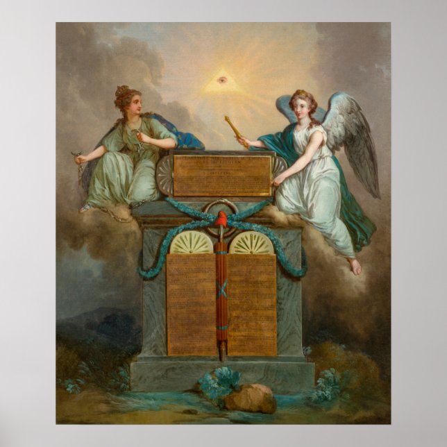 Erklärung der Menschen- und Bürgerrechte Poster (Vorne)