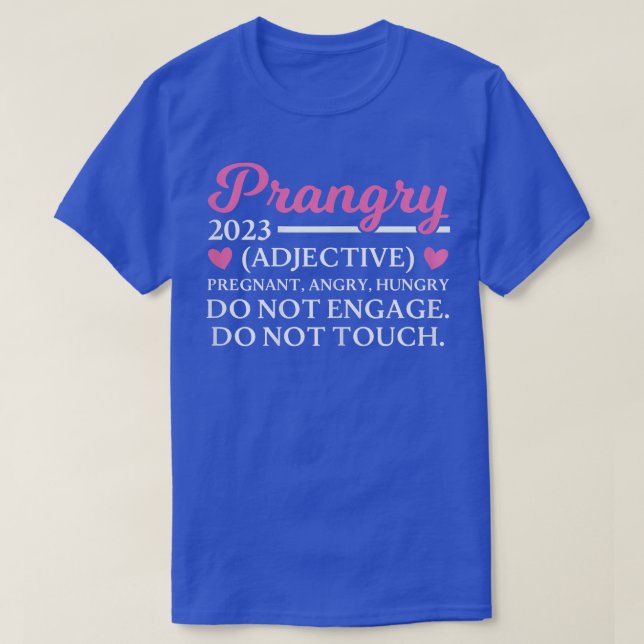 Erklärung der Schwangerschaft 2023 898 T-Shirt (Design vorne)