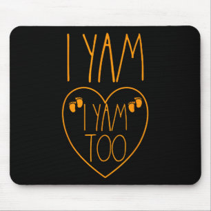 Erklärung der Schwangerschaft auf Thanksgiving für Mousepad
