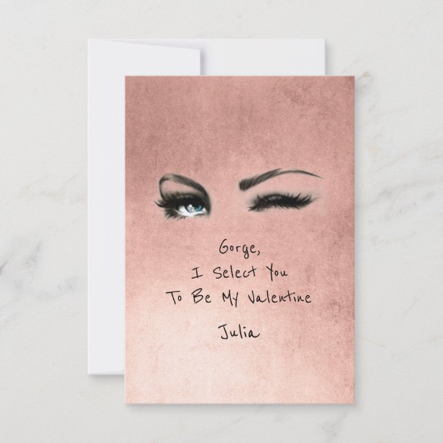 Erklärung von Marilyn Monroe Valentine zur Liebe Einladung (Vorderseite)