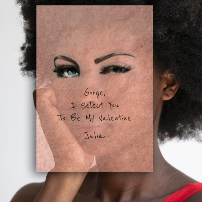 Erklärung von Marilyn Monroe Valentine zur Liebe Einladung (Marilyn Monroe Valentine Love Declaration Invitation)