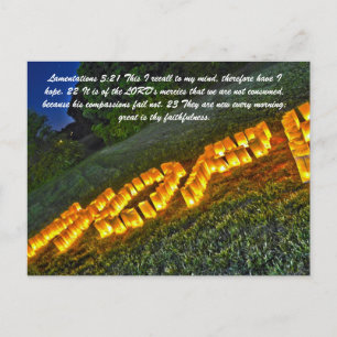 Erklärungen 3:21 Ich erinnere mich daran, Postkarte