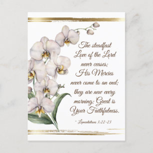 Erklärungen 3:22-23 Ständige Liebe des Herrn Postkarte