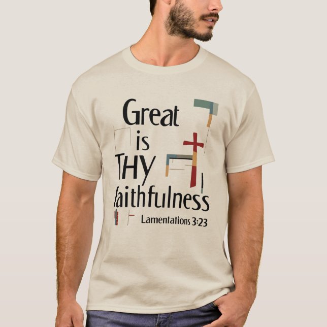 Erklärungen 3:23 Glaube des Mittelalters T-Shirt (Vorderseite)