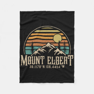Erklimmen des Mt. Elbert Colorado Berg Mount Elber Fleecedecke