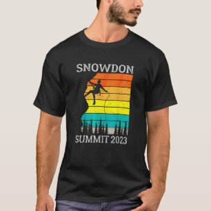 Erklomm den Gipfel des Mount Snowdon 2023 Wanderun T-Shirt