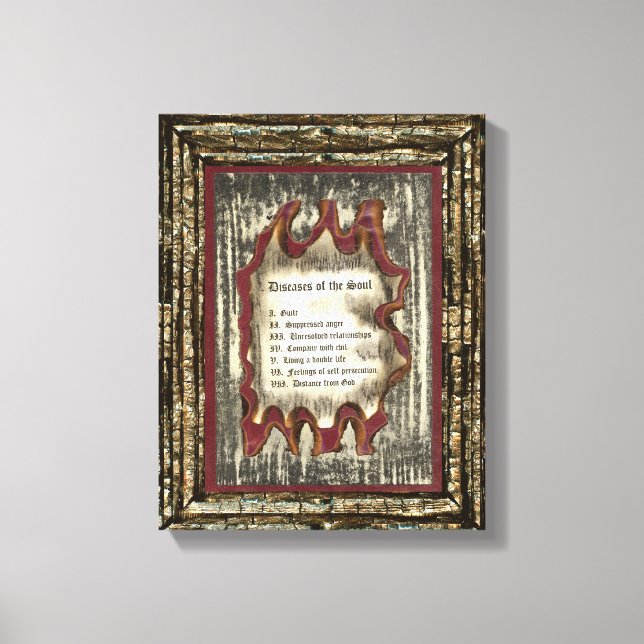 Erkrankungen des Souls Leinwanddruck (Vorderseite)
