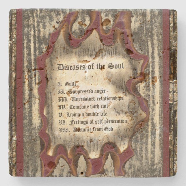 Erkrankungen des Souls Steinuntersetzer (Vorderseite)