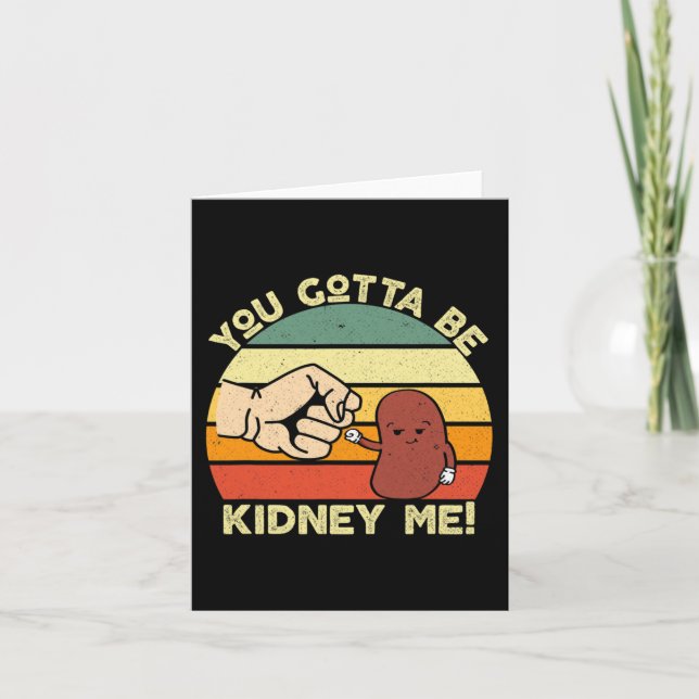 Erkrankungen Transplantation Niere Organspender Sp Karte (Vorderseite)