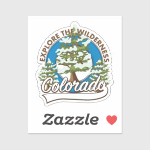 Erkunde die Wildnis, Colorado Aufkleber