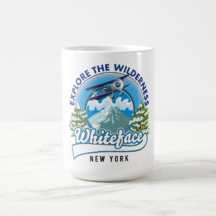 Erkunde die Wildnis, Whiteface New York  Kaffeetasse