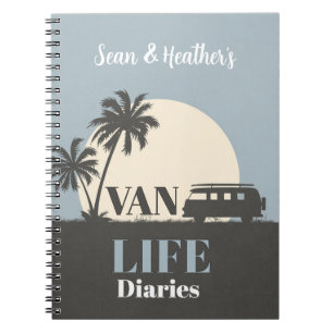 ERKUNDEN! Name 🌄 Van Life Journal Notizblock