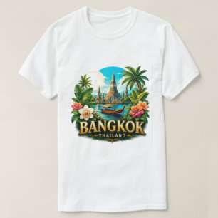Erkunden Sie Bangkok Thailand Abenteuer Reise T-Shirt