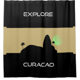 Erkunden Sie Curaçao Duschvorhang