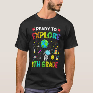 Erkunden Sie den Achtklässler zurück zum Astronaut T-Shirt