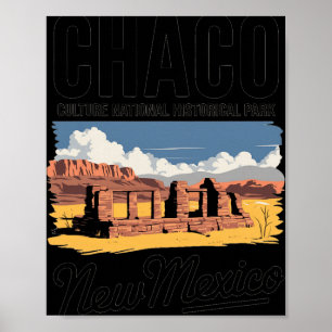 Erkunden Sie den Chaco Culture National Park New M Poster