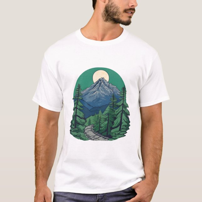 Erkunden Sie die Natur: Bergabenteuer & Natur T-Shirt (Vorderseite)