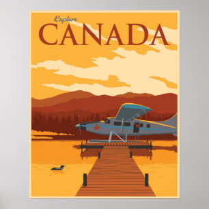 Erkunden Sie Kanada! Poster