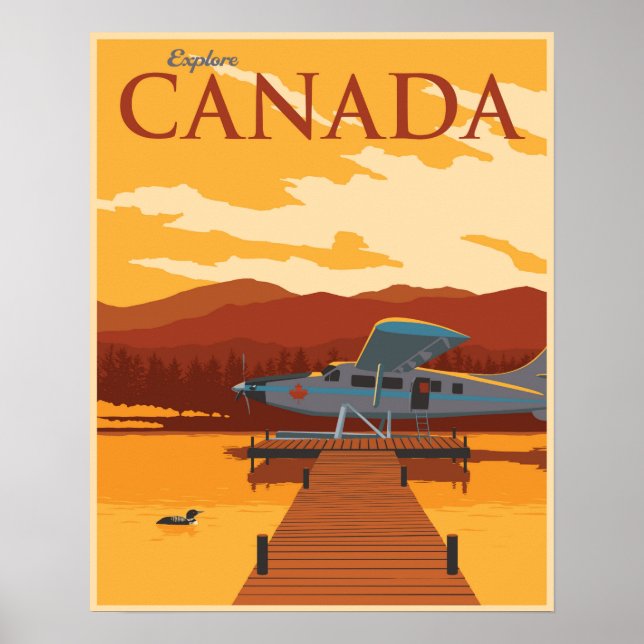 Erkunden Sie Kanada! Poster (Vorne)
