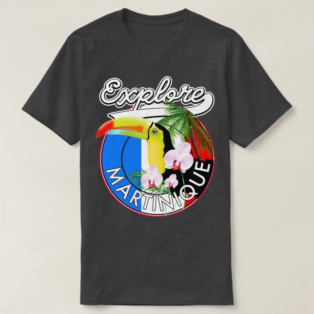 Erkunden Sie Martinique T-Shirt (Design vorne)