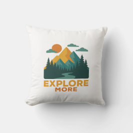 Erkunden Sie mehr - Retro Mountain & Forest Advent Kissen