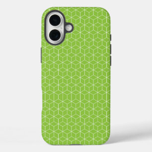 Erkunden Sie moderne optische Täuschungen mit Würf iPhone 16 Plus Hülle
