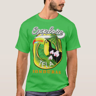 Erkunden Sie Tela Honduras Reisen T-Shirt