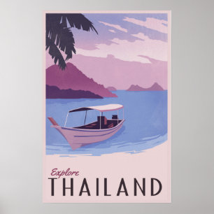Erkunden Sie Thailand Poster