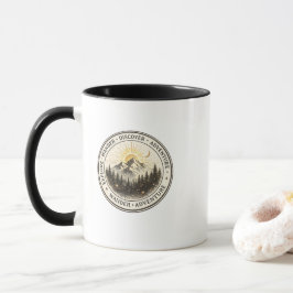 Erkunden Sie Wandern Entdecken Sie Bergabenteuer  Tasse