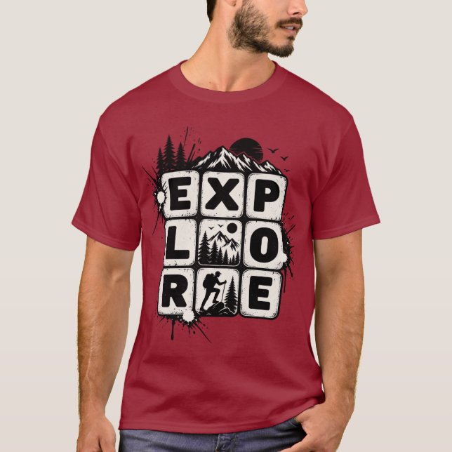 erkunden T-Shirt (Vorderseite)