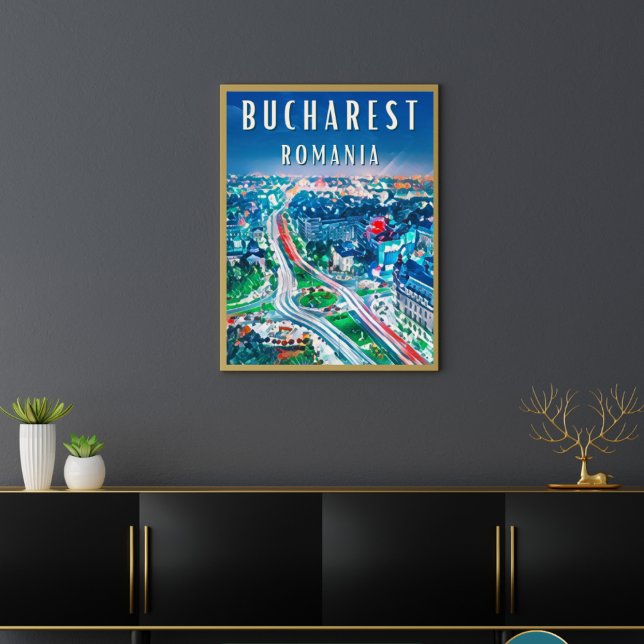 Erkundet die Wunder von Bukarest Poster (Bucarest : Histoire riche, créativité en plein essor.)
