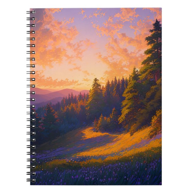 Erkundung der majestätischen Wildnis Notizblock (Vorderseite)