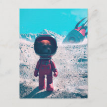 Erkundung der Postkarte Desolate Planet